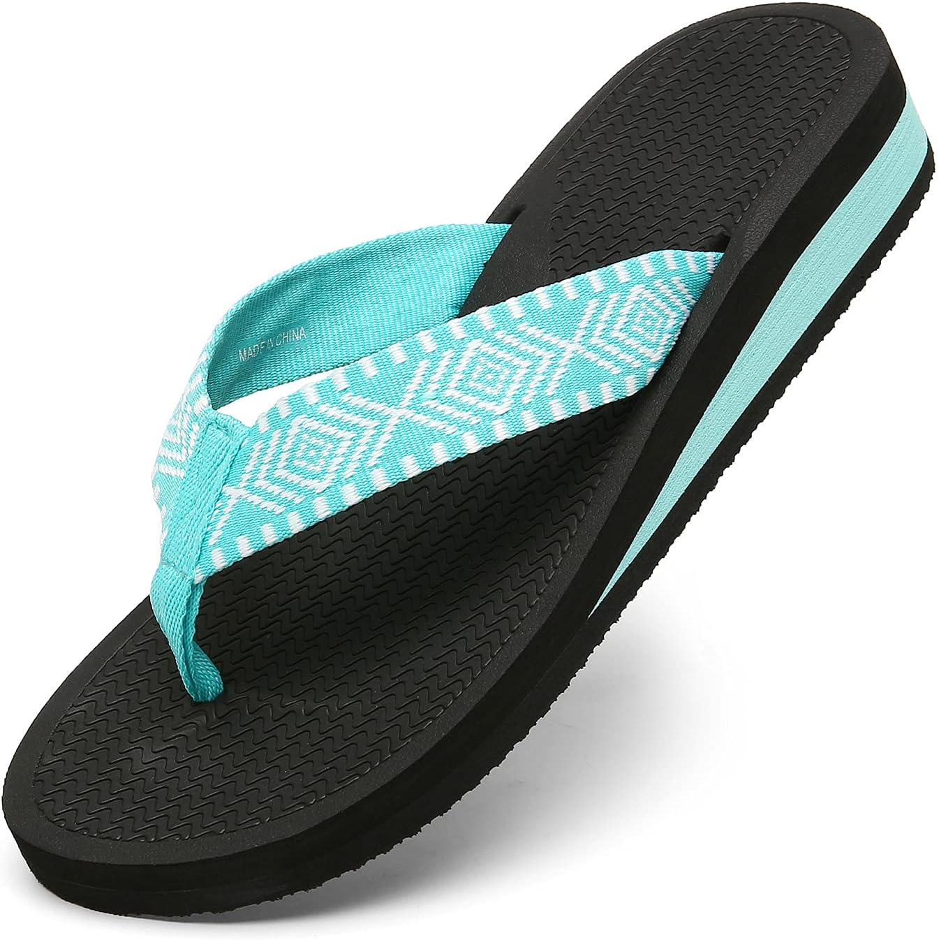 ChayChax Women's Summer Beach Flip Flops Ladies Wedge Thong Sandals ...