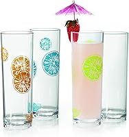 Vista 5 de G.E.T. 9-1-SAN-CL Cheers - Vasos altos de plástico sin BPA, 9 onzas, transparentes (juego de 12)