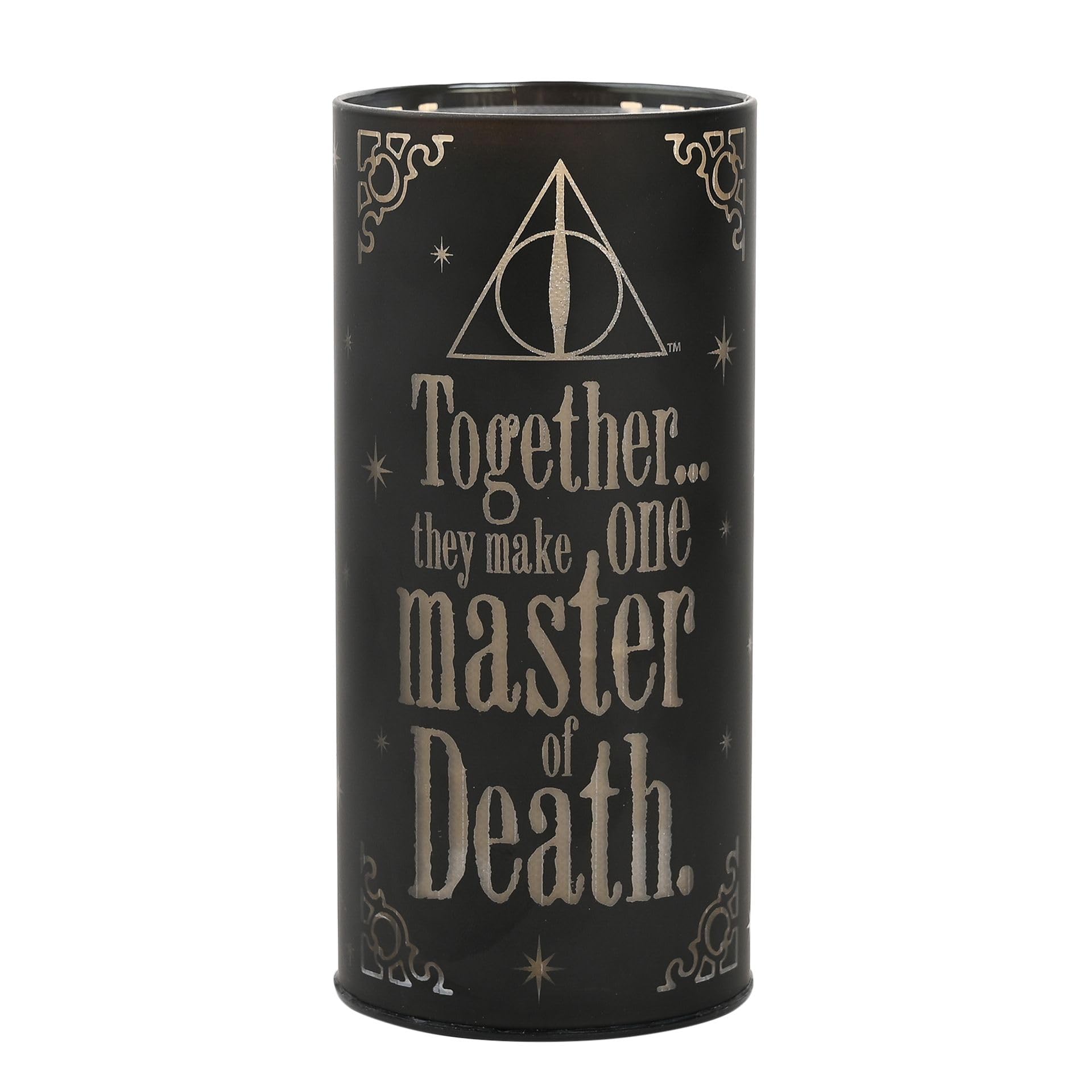 Widdop and Co Widdop & Co. Harry Potter Dark Arts Light Up Tube - Deathly Hallows, Black - Image 3