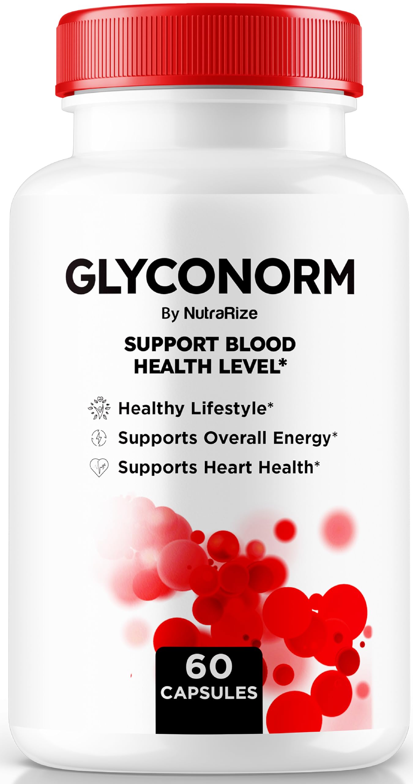 Glyconorm Capsules - Official Blood Support Formula for Healthy Levels, Glyco Optimizer Pills, All Natural Blood Vessel Cleaner, Glyco Norm Review (60 Capsules)