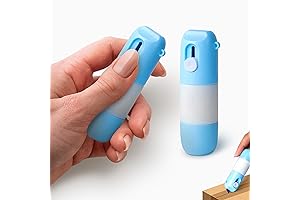 Multifunctional Unboxing Knife: 2-in-1 Thermal Paper Eraser and Box Cutter