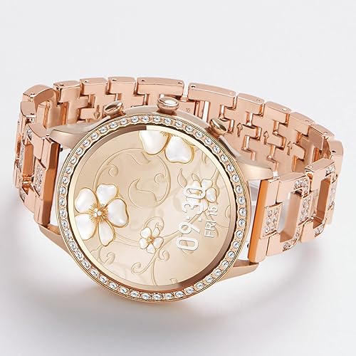 JENYNG Relojes inteligentes para mujer (respuestahacer llamada) para teléfonos Android iOS 1.32 pulgadas HD pantalla táctil completa rastreador de