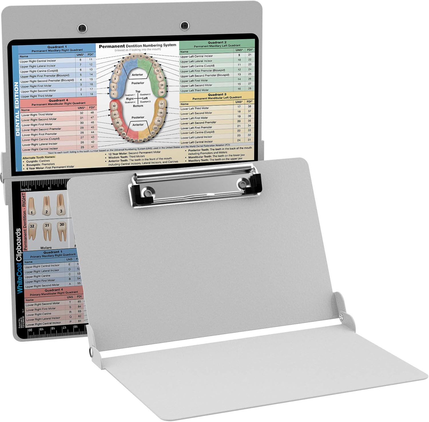 Whitecoat Clipboard® - Dental Edition (Pink, Bifold)