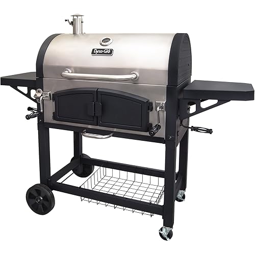 Dyna-Glo DGN576SNC-D X-Large Premium Dual Chamber Charcoal Grill