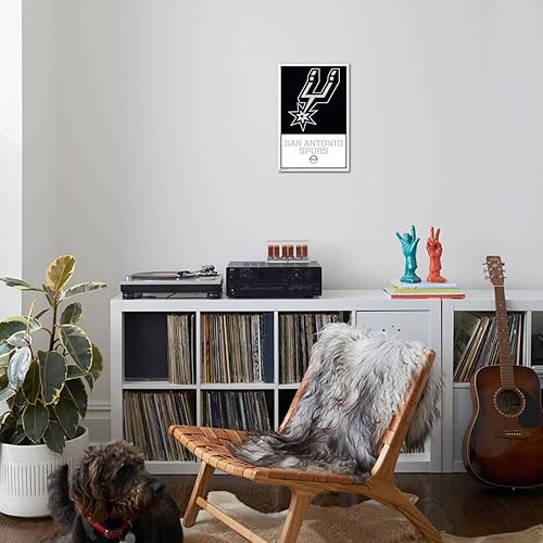 Miniatura 7 de Trends International NBA San Antonio Spurs - Logo 21 Wall Poster, 22.37" x 34.00", Stretched Canvas