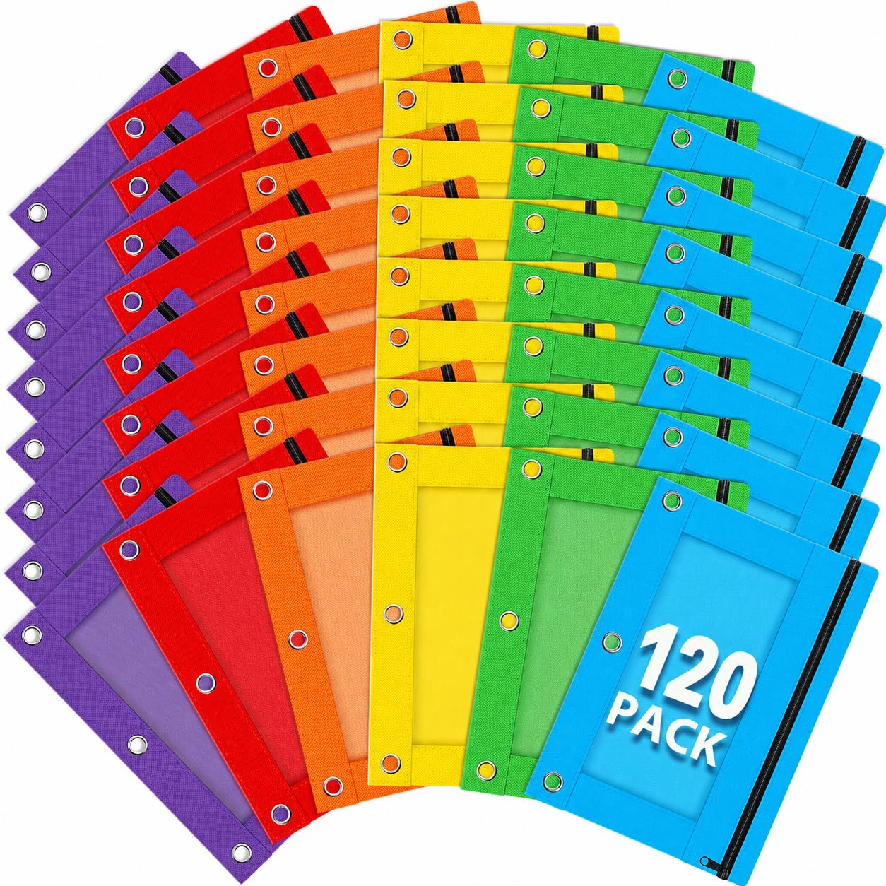 Confezione da 120 raccoglitori, colore di sei