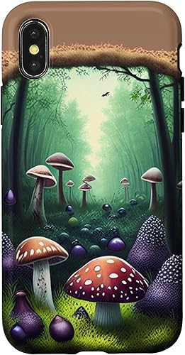 Miniatura 7 de Funda para iPhone 11 Pro Max con diseño de hongos y hongos del bosque