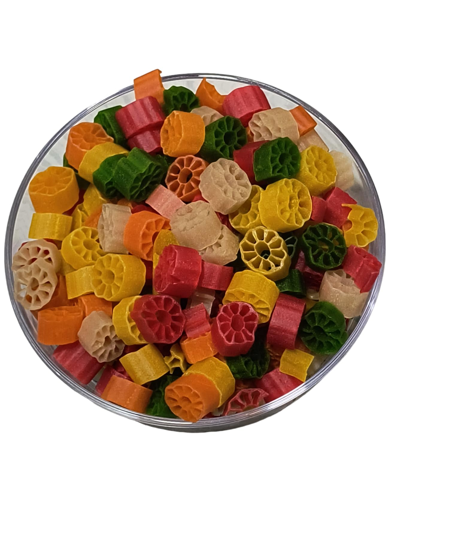 MM&SONS Yummy Time Pass Snacks Ready to Fry Colourful Flowers