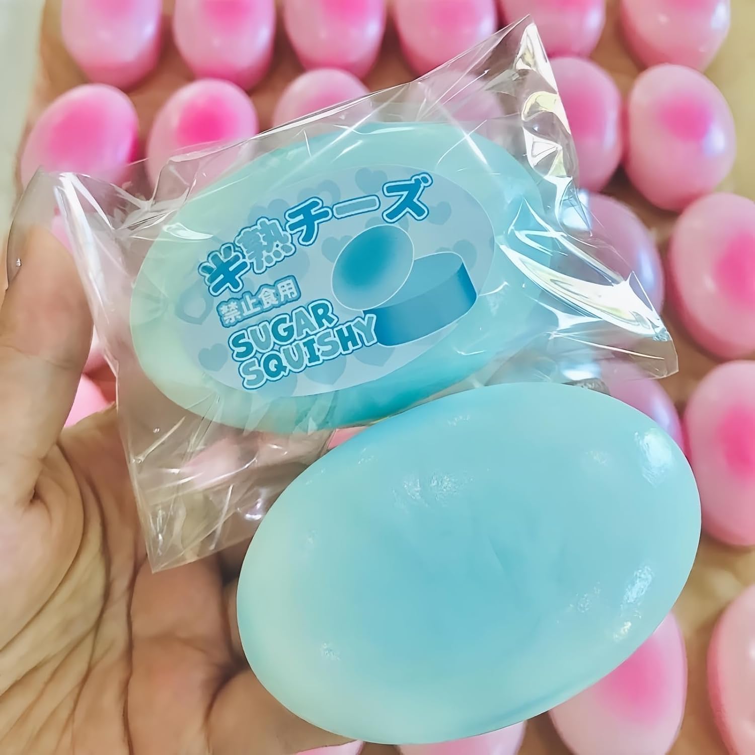 4Pcs Sticky Bread Slow Rising Squishy, Super Soft Slow Rising Squishies, Vibrant Bread Shape Squeeze Toy, Small Toast Squishy for Anxiety Relief Fidget Toys