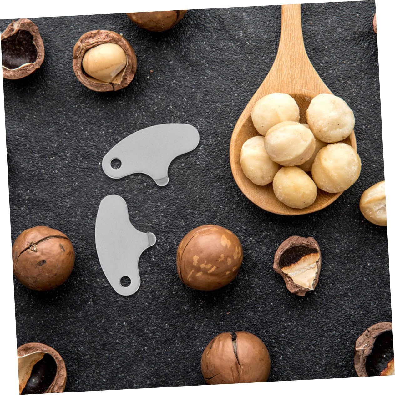 20pcs Stainless Steel Nut Crackers for Macadamia Walnuts