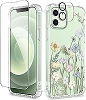 Vista 189 de GVIEWIN - Funda para iPhone 11 con protector de pantalla + protector de lente de cámara, cubierta protectora transparente suave de poliuretano