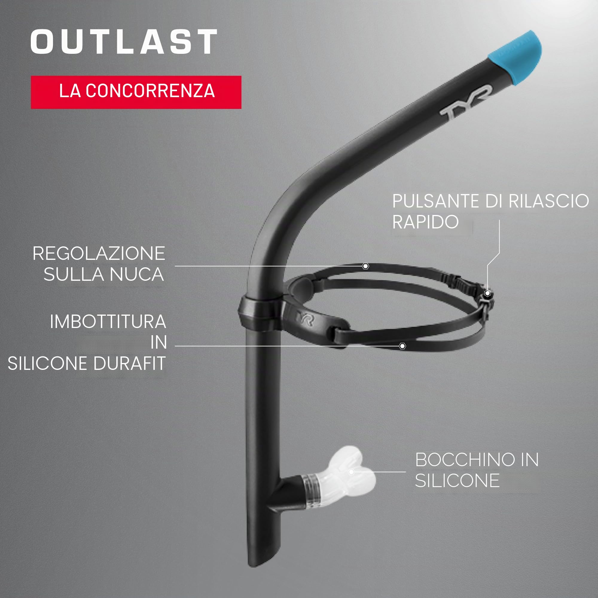 TYR 2.0 Ultralite boccaglio