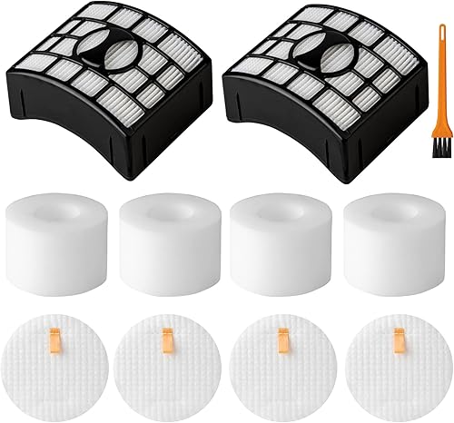 Miniatura 1 de Filtros de vacío UV700 de repuesto para aspiradora vertical Shark DuoClean Lift-Away NV770, NV771, NV611, piezas de repuesto XFF600 XHF600 (2 HEPA +