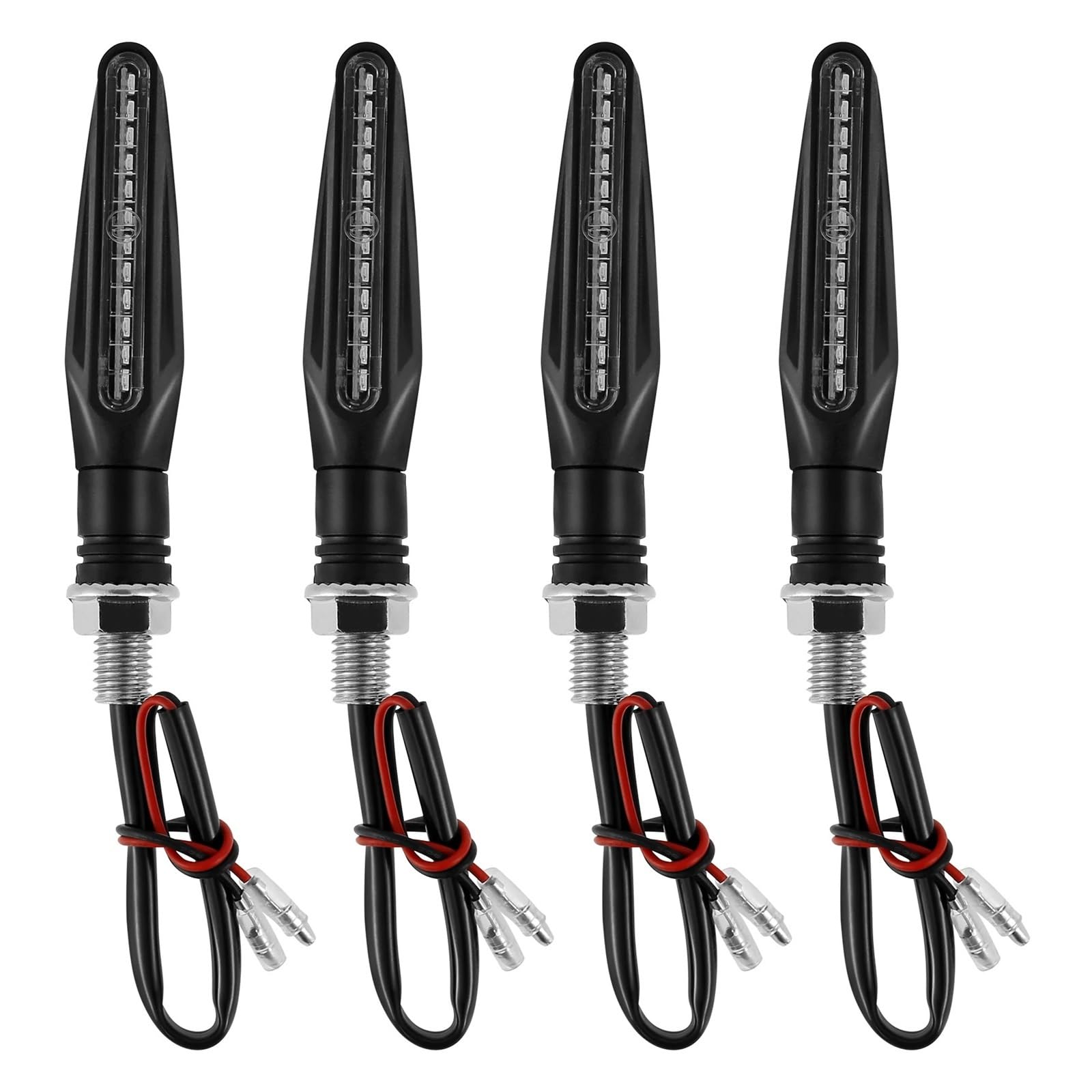 Clignotant de Moto Universel 12LED 4 pièces Clignotant