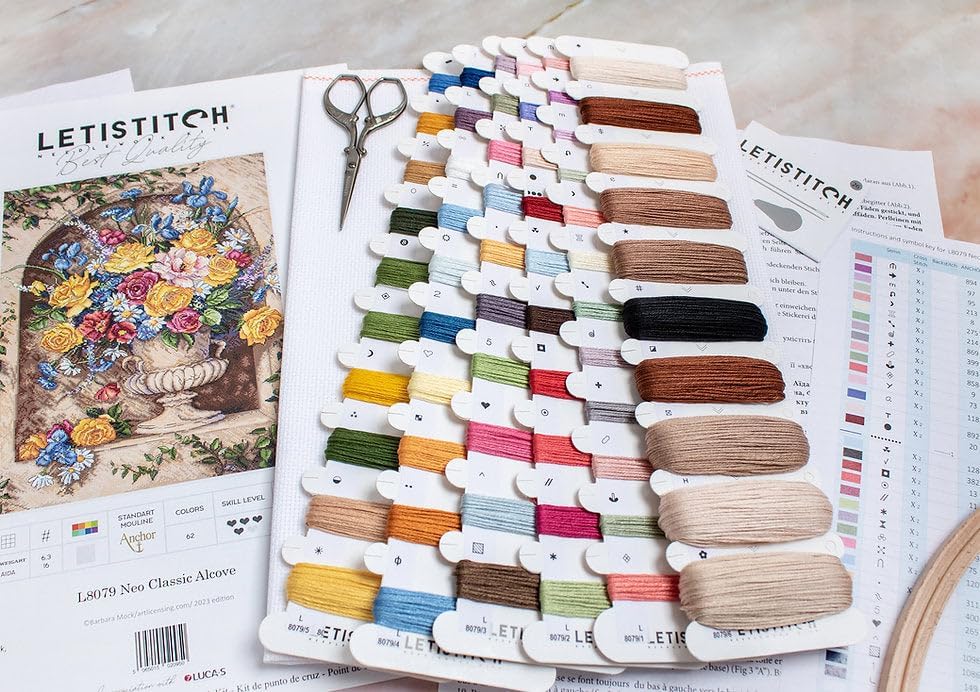 Wizardi Letistitch Counted Cross Stitch Kit Neo Classic Alcove L8079