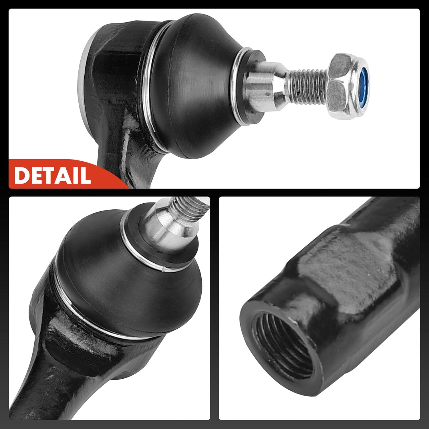 A-Premium 2 x Front Outer Tie Rod Ends, Compatible with Kia Forte 2014-2018, Forte Koup 2014-2017, Forte5 2014-2018
