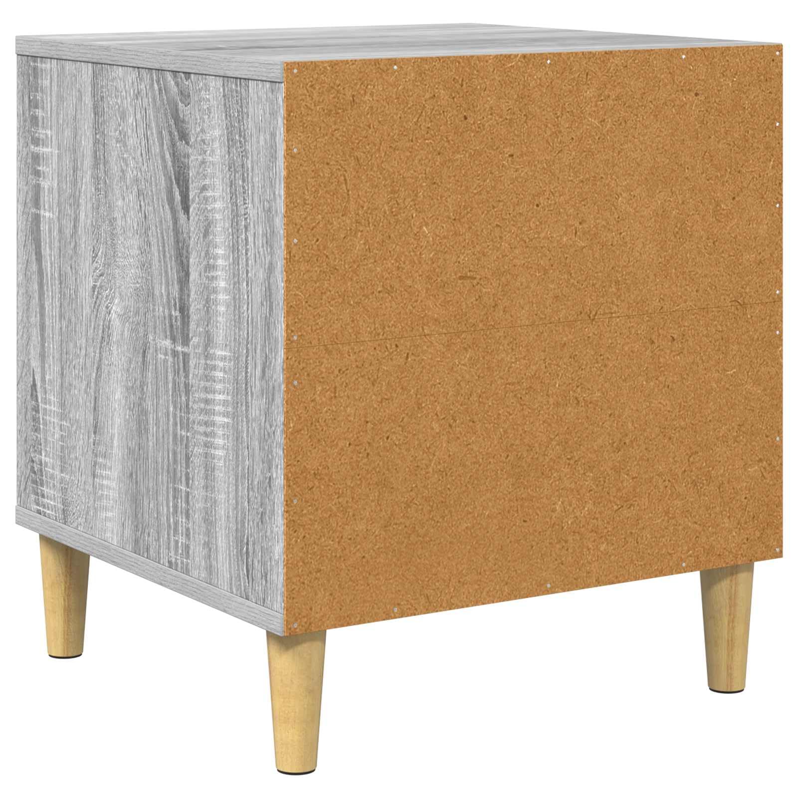 Hundehaus Holzwerkstoff Graues Sonoma 44 x 42 x 49 cm, Hundehütte für Innenbereich Wohnzimmer Schutzhütte als Rückzugsort, passend für Welpe und Haustier