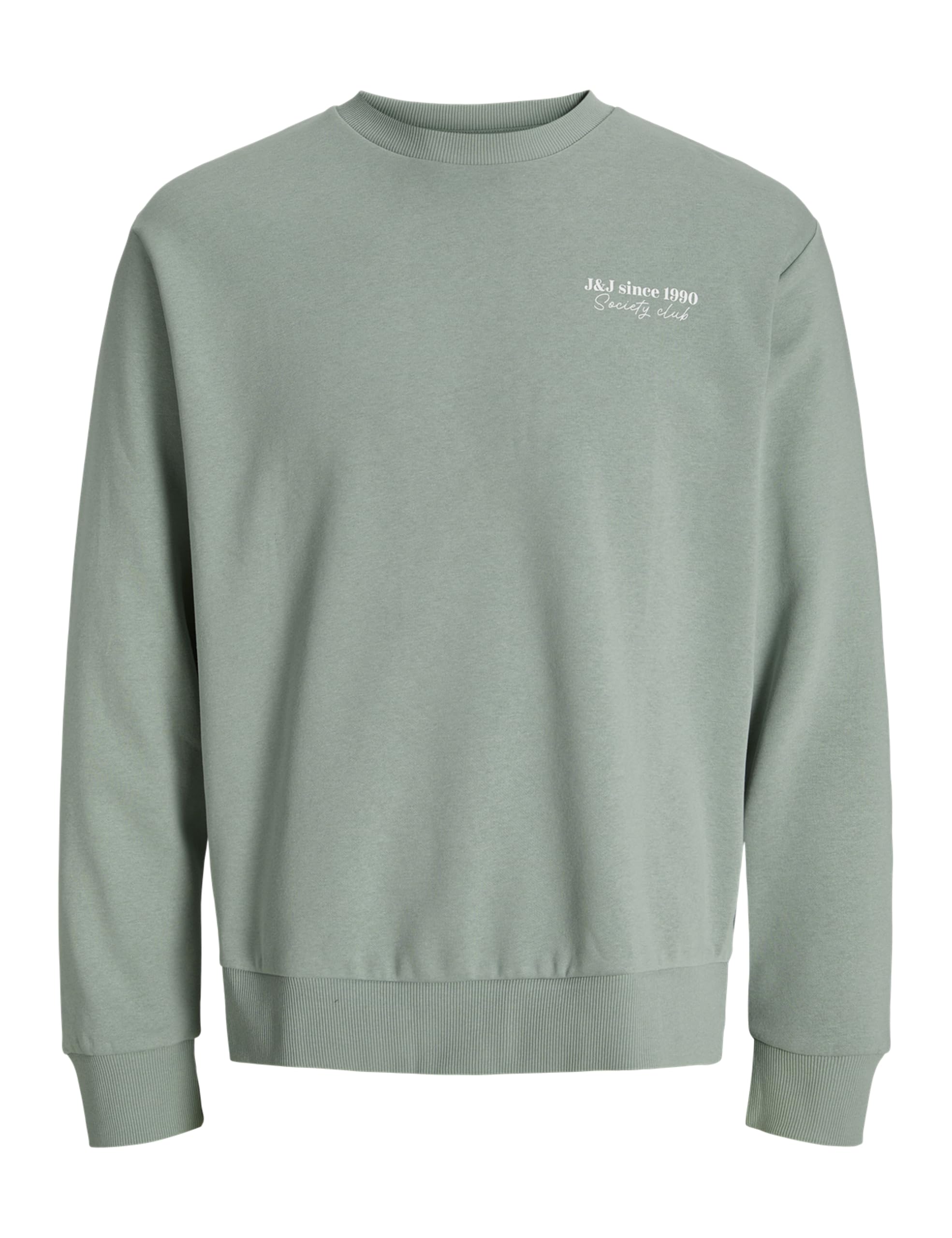 JACK & JONES Jjninety Sweat Crew Neck, Iceberg Green, M