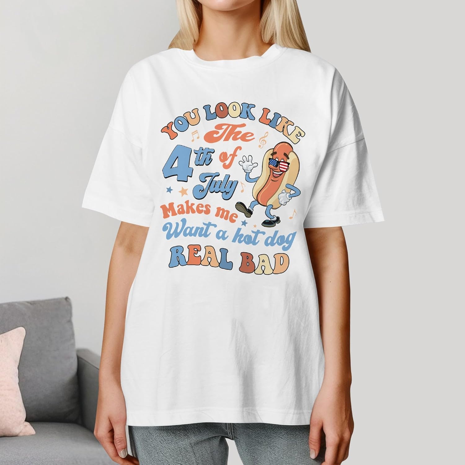 Patriotic 4th of July Shirt for Women, Men - American Proud Shirts On Independence Day - Image 6