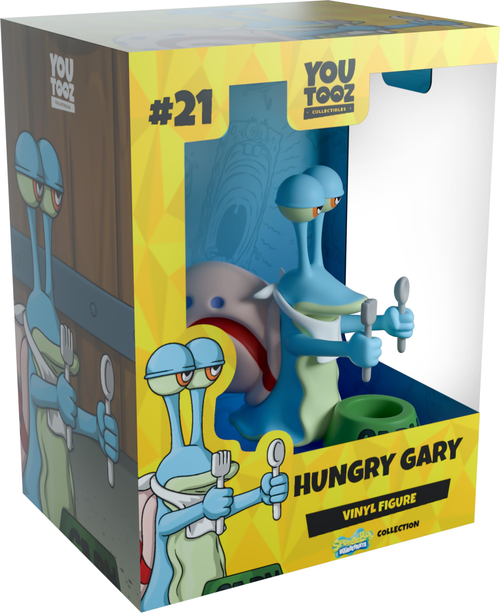 Youtooz Spongebob Squarepants Hungry Gary 3.9", Hungry Gary Vinyl Figure, Collectible Hungry Gary from Spongebob Squarepants by Youtooz Spongebob Squarepants Collection