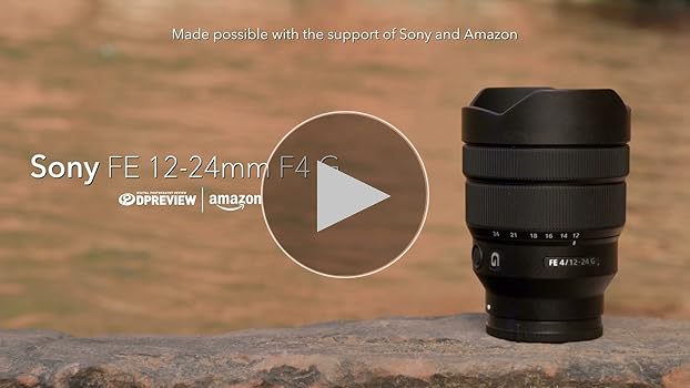 sieg calibas【新品】SEL1224GM FE 12-24mm Sony SEL1224G 12-24mm f/4-22 Fixed Zoom Camera Lens, Black