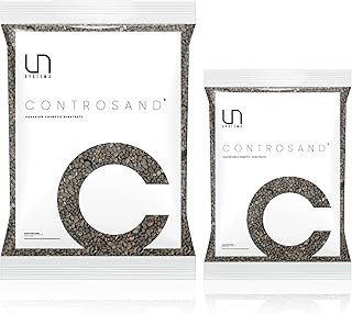 UNS Controsand - Kona, 3L - Natural Freshwater 3-5 mm Dark Gray Gravel - Decorative Small Rocks for Aquascaping Planted Tank - Aquarium Terrarium Substrate for Betta, Shrimp, Fish, Reptile Decor