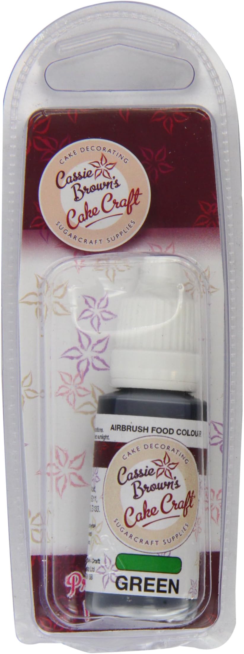 Cassie Brown Airbrush Colour Green 17 ml (Pack of 2)