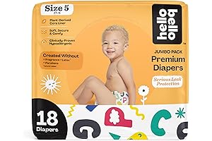 Babyganics Premium Baby Diapers Size 5