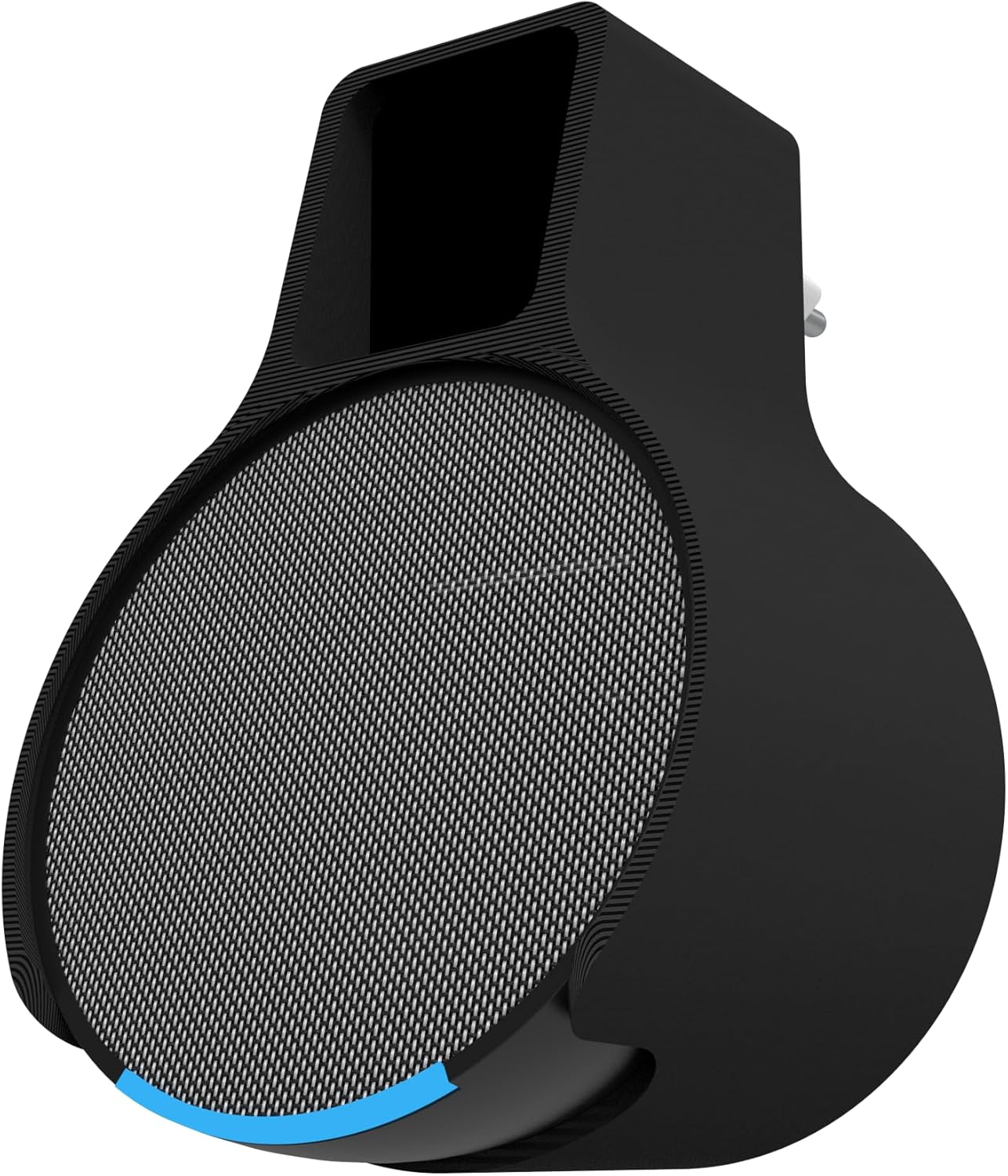 Splin Suporte All In One Tomada Para Smart Speaker Alexa Echo Pop - Amazon - Modelo Compacto (preto)
