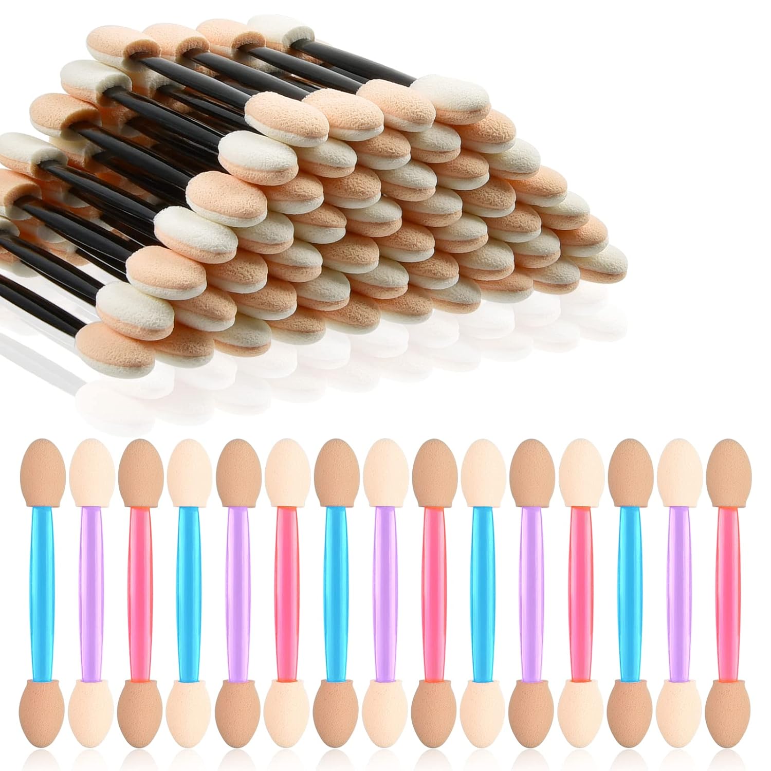 Eyeshadow Applicators, Black& Colorful Eyeshadow