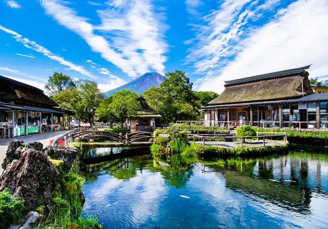 Amazon | 1000ピースパズル-忍野八海の風景 1 | 山中湖 |家族や友人の