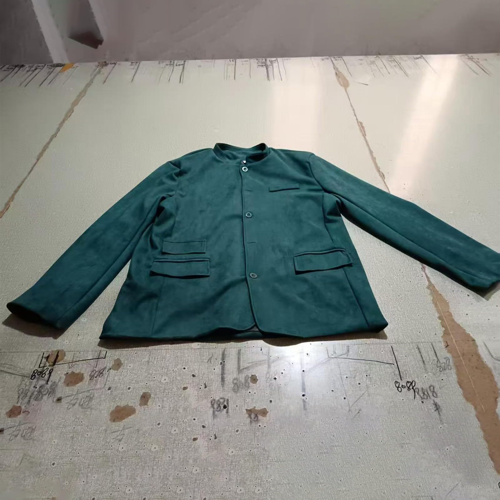 Chaqueta de traje informal para hombre con múltiples bolsillos, ideal para uso diario, fiestas, primavera, verano, otoño e invierno.