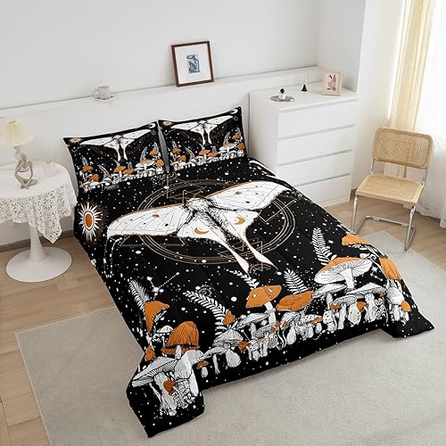 Miniatura 199 de Castle Fairy Juego de edredón con bandera estadounidense, tamaño King, ropa de cama de animales de pastor alemán para niñas y adolescentes, juego