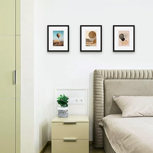 Miniatura 155 de Picrit - Juego de 12 portarretratos de 5 x 7 pulgadas para colgar en la pared o exhibir sobre una mesa, para fotos de 4 x 6 con paspartú o 5 x 7