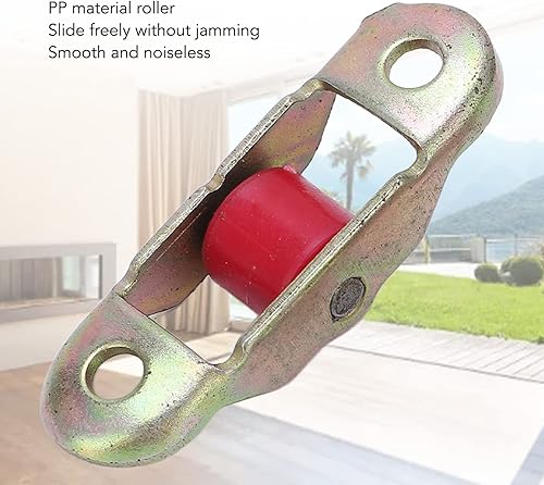 Miniatura 6 de Rodillo de puerta, 10 piezas de polea de ventana corrediza de puerta corrediza, rodillo de ventana de puerta corrediza de plástico de 0.472in,