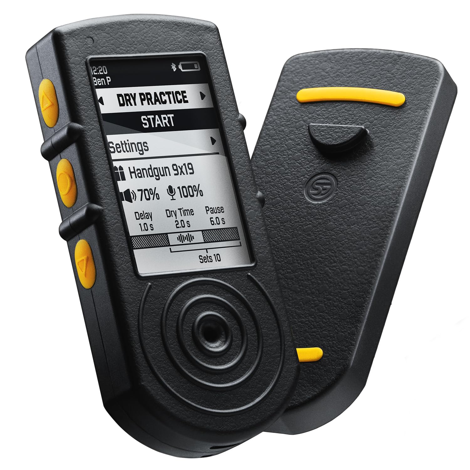 SG Timer 2 | Smart Shot Timer for Training & Dry Fire Practice, Water Resistant, Next-gen Sensor, Bluetooth & Free Mobile app with Extra Features.