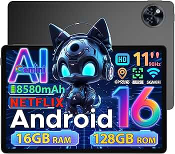 Amazon.co.jp: 【Android16 タブレット 2025世界初登場】 DOOGEE U11