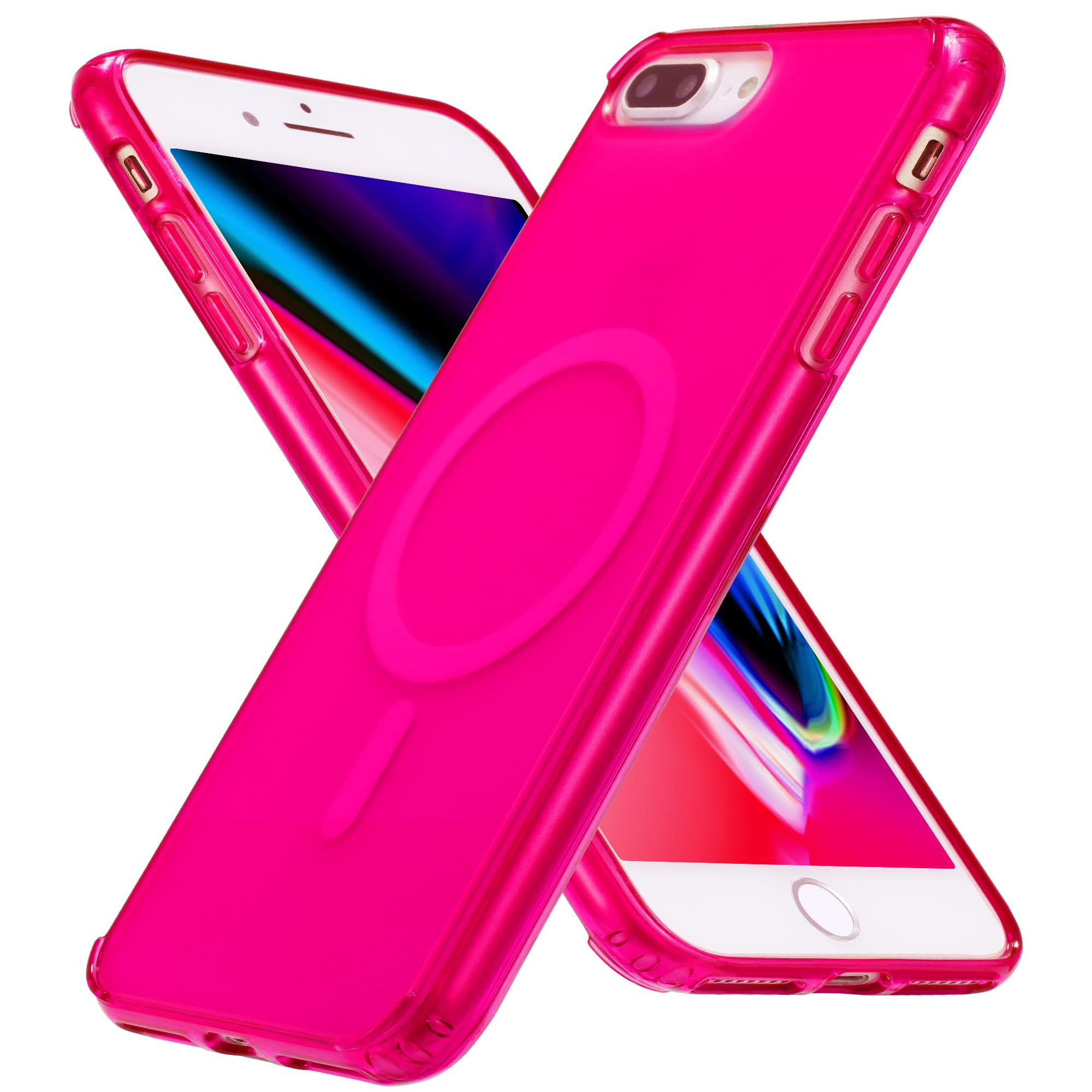 Amazon.com: Tigowos Translucent Magnetic Phone Case for iPhone 8