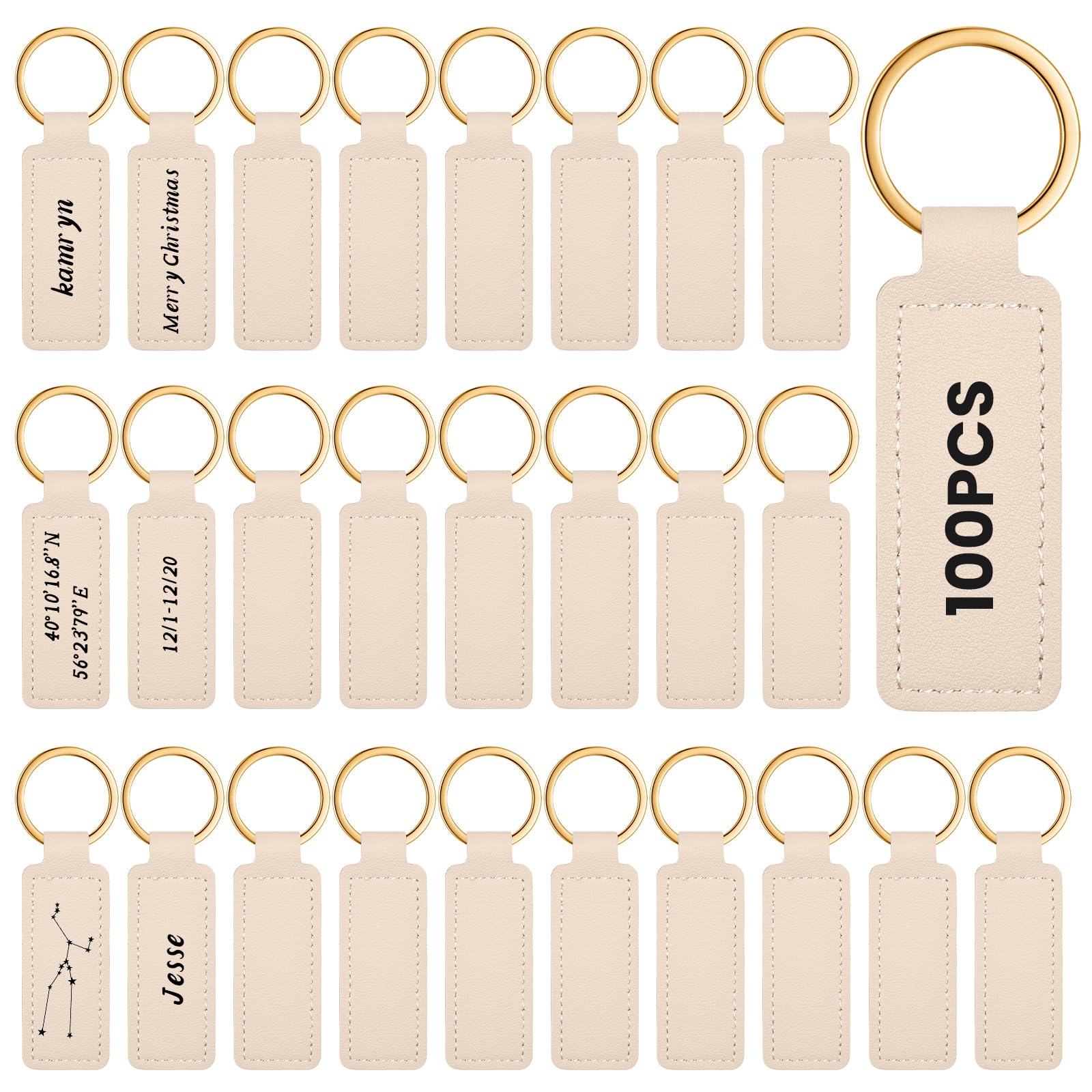 Leather Keychains Blank