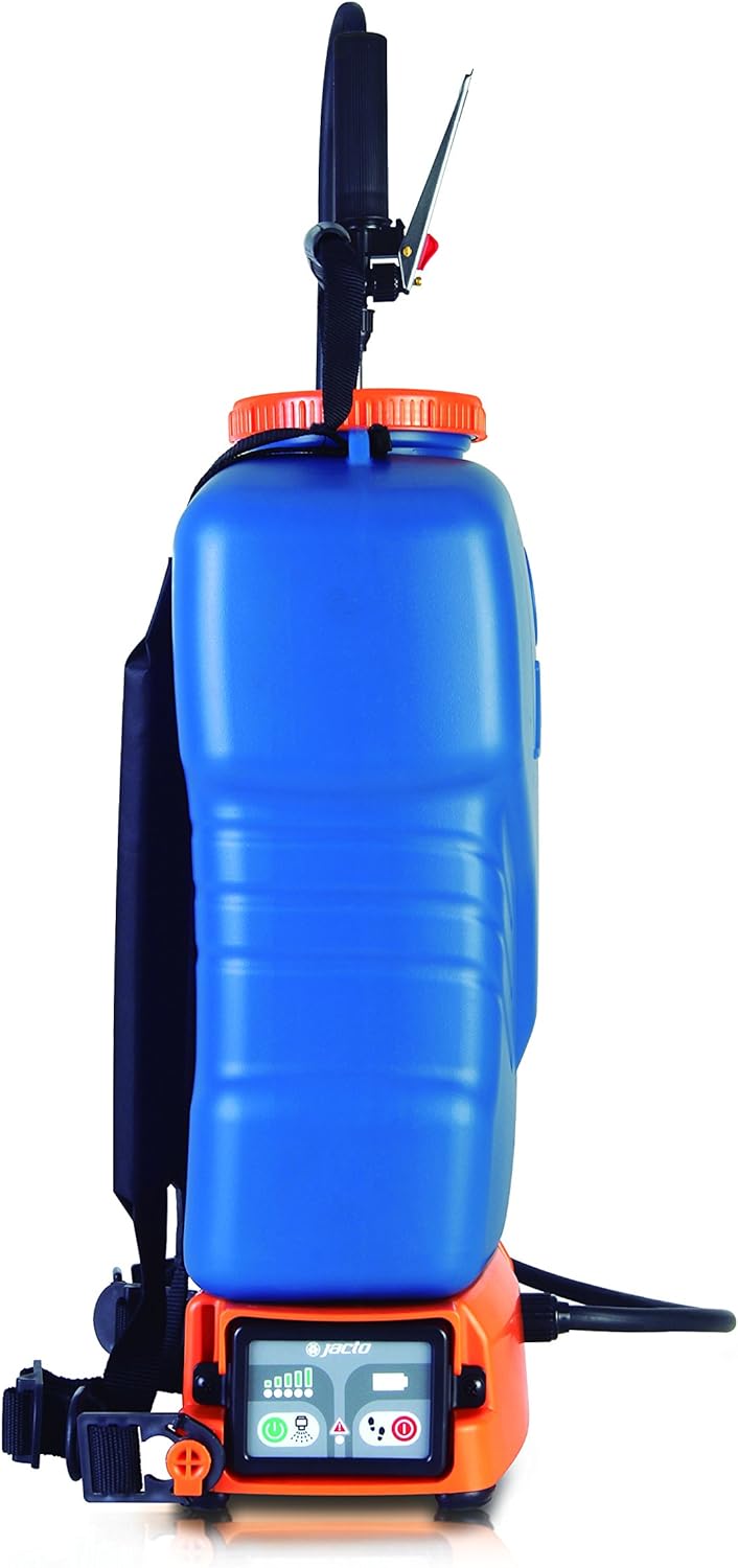 Jacto PJB-20 Battery Backpack Sprayer - High Efficiency with Adjustable Pressure, Heavy Duty Pump, and Comfortable Design