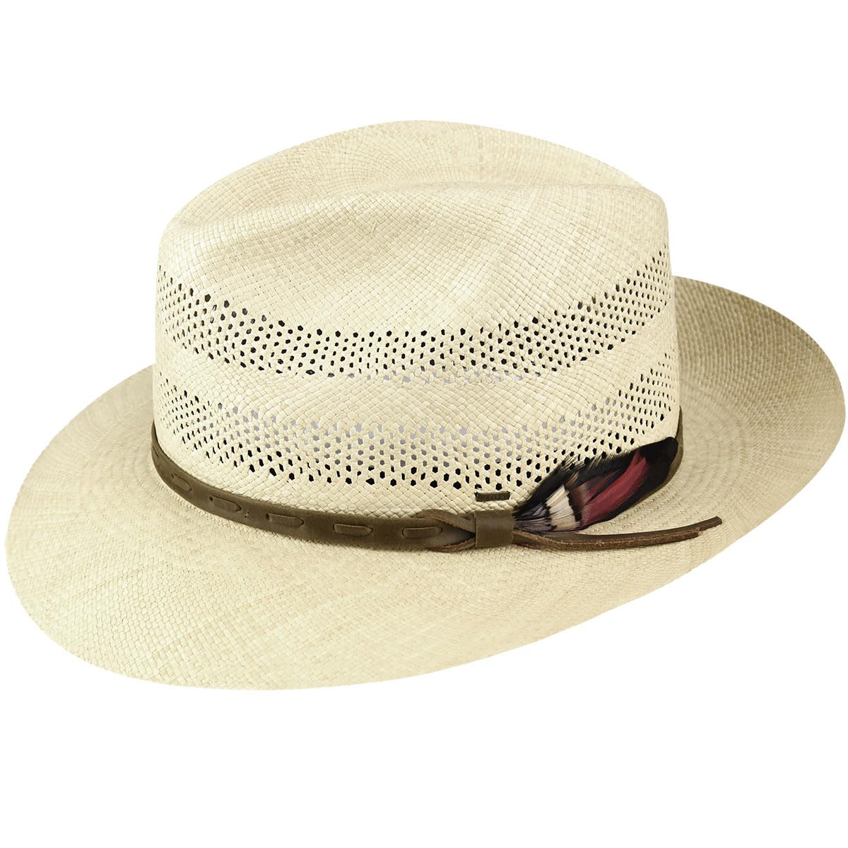 Bailey of Hollywood Ezra Panama Fedora - Unbleached/M Unbleached, Medium