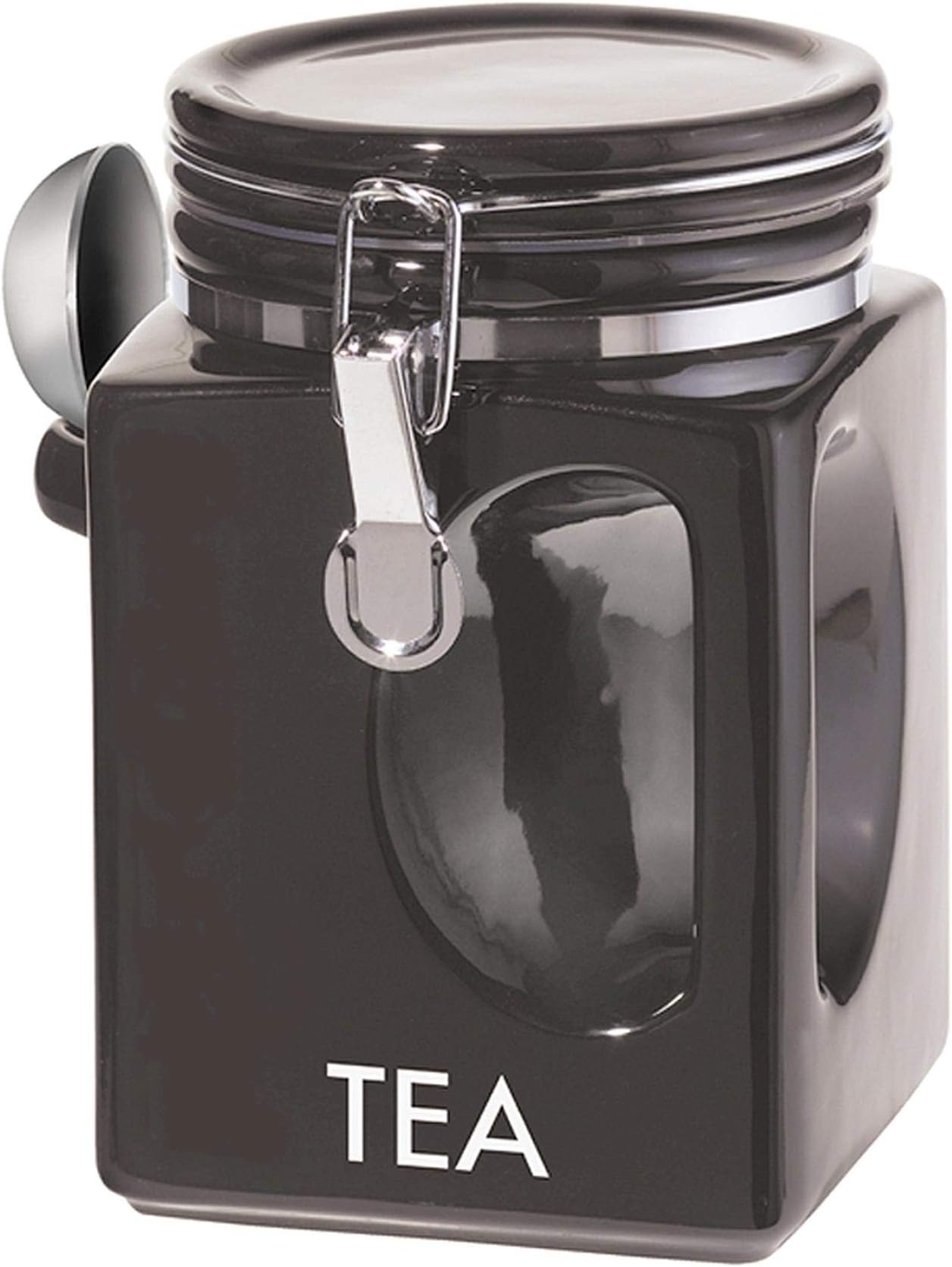 EZ Grip Tea Canister, Black