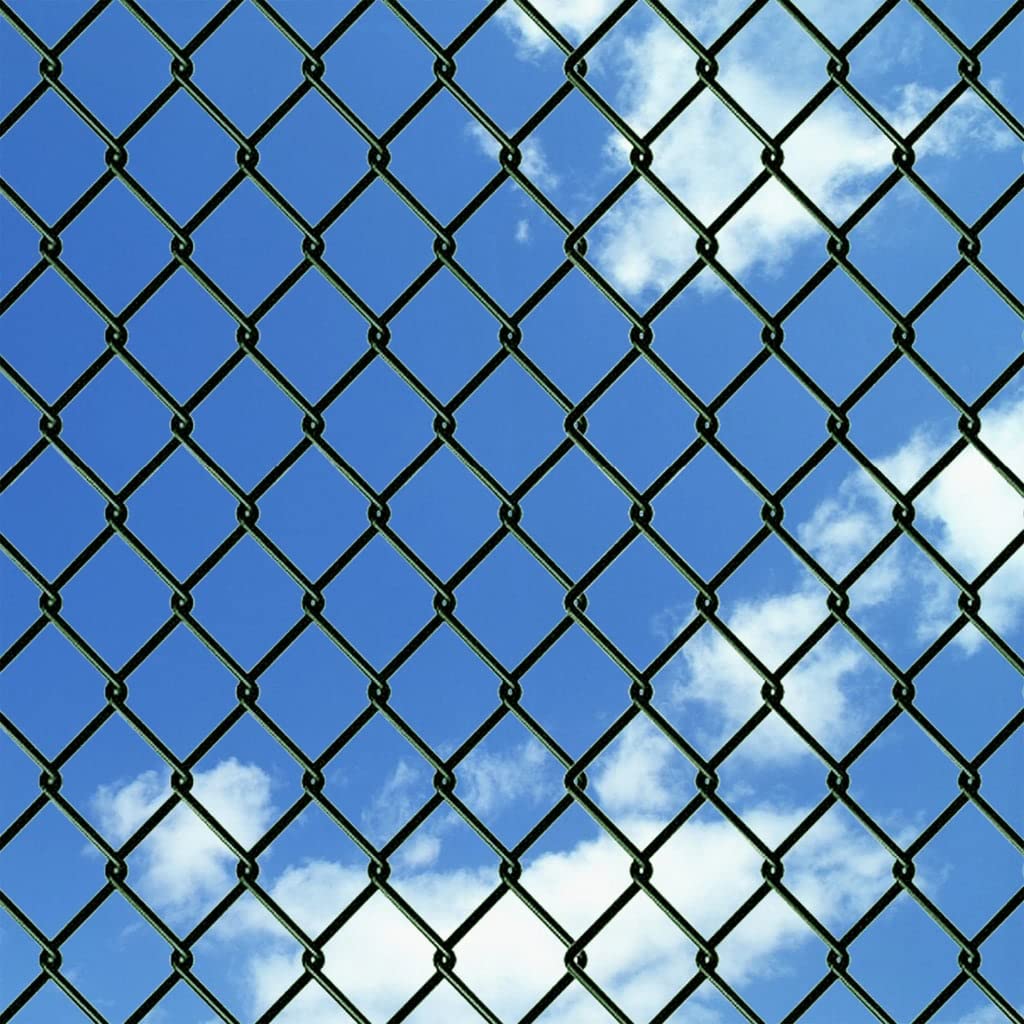 Amazon.com : Chain Link Fence Garden Trellis Decorative Fencing Euro Fence  Steel Safety Fence Expandable Privacy Screen with Posts for Crafts, Floral  Netting 2.6ftx49.2ft Green : Patio, Lawn & Garden