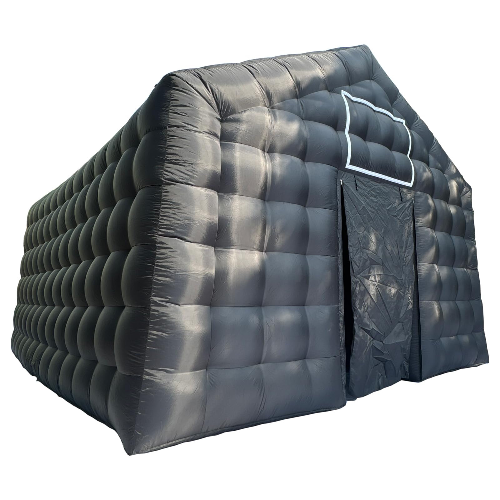 Inflatable Nightclub Tent, Inflatable Disco Tent, Inflatable Portable Club Tent. Black Cube Shape. for Nightclub Events, Parties, exhibitions, Weddings and Entertainment (20FT*17FT*14FT)