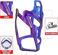 Vista 4 de ROCKBROS Soporte para Botella de Agua para Bicicleta Ultraligero, Jaulas para Botellas de Bicicleta con Tornillos y Herramienta, Soporte Universal