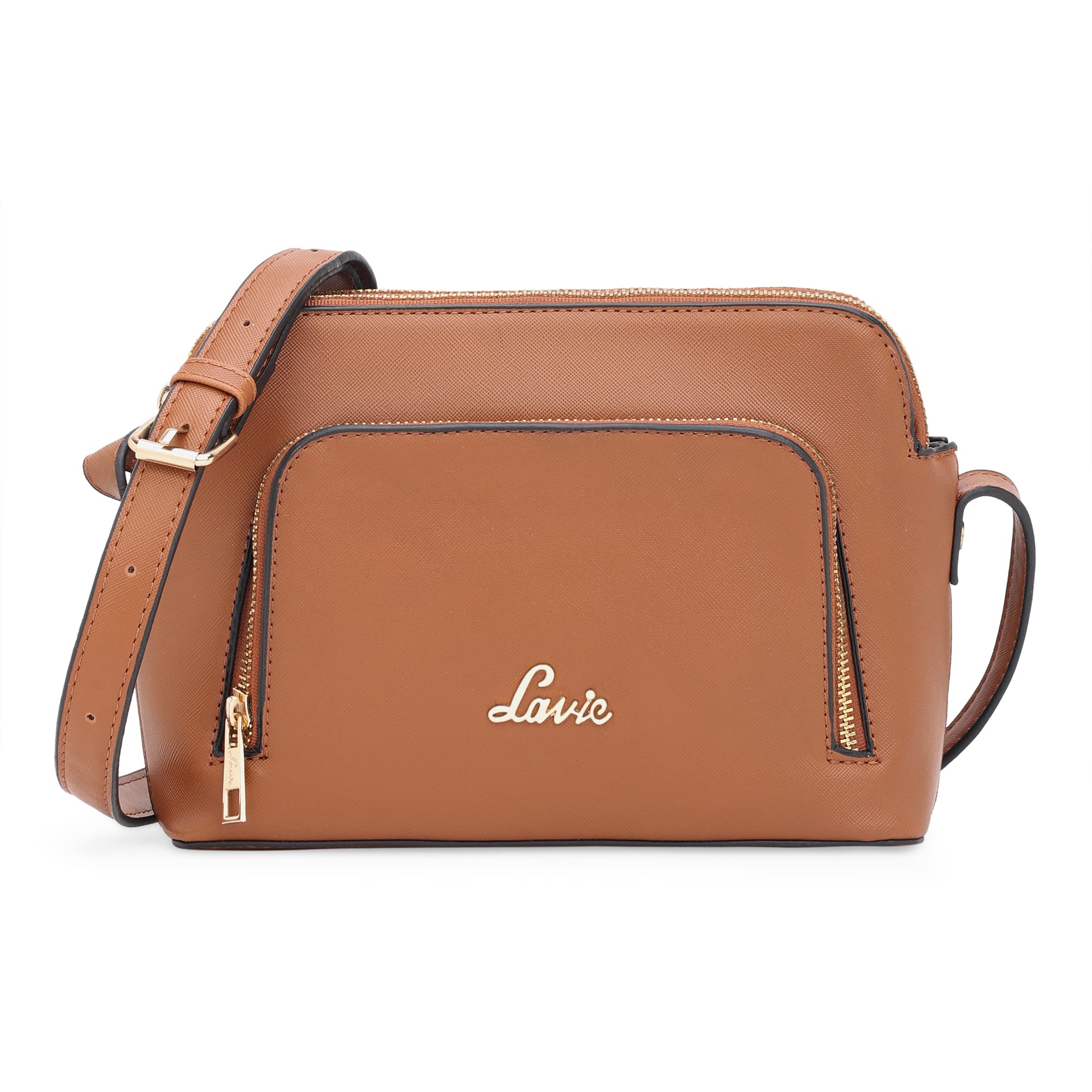 Lavie Womens May 4c Dome Sling Bag | Ladies Purse Handbag (Tan) (B0C3CP8NL1) Amazon Price History, Amazon Price Tracker