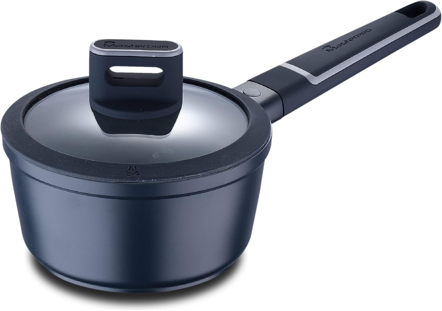 Padella MasterPRO Bones Alessi MP 28 Cm In Acciaio Inox, Antiaderente Quantanium, Fondo Induzione, Manico Ergonomico