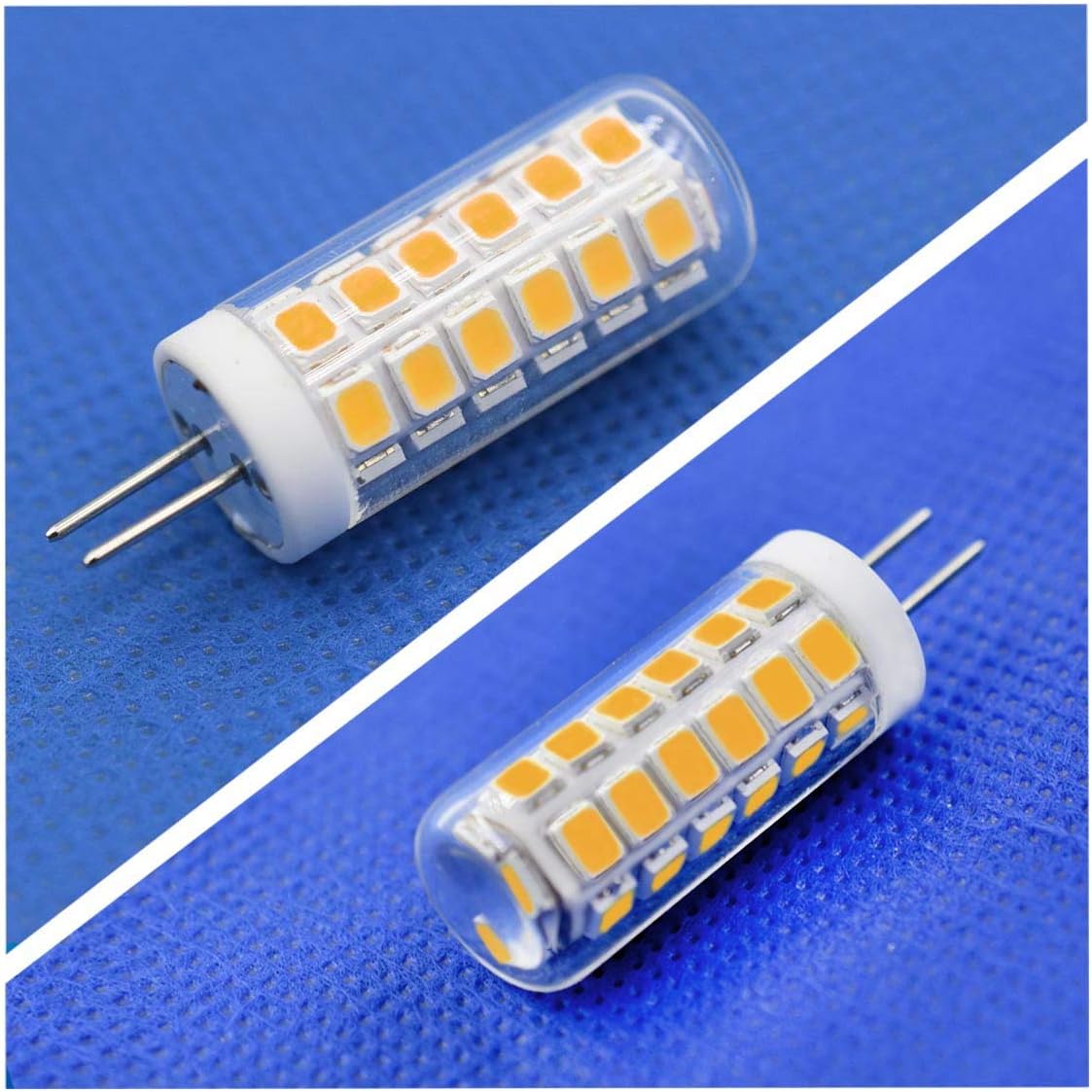 Dimmable G4 LED Light Bulbs, G4 Bi-Pin Base Lamps AC120V(Do Not Fit 12V Low Voltage) 2.5W(25W Equivalent) 260 Lumen Warm White 3000K for Home Lighting Landscape Light Ceiling Lights Chandelier, 6-Pack