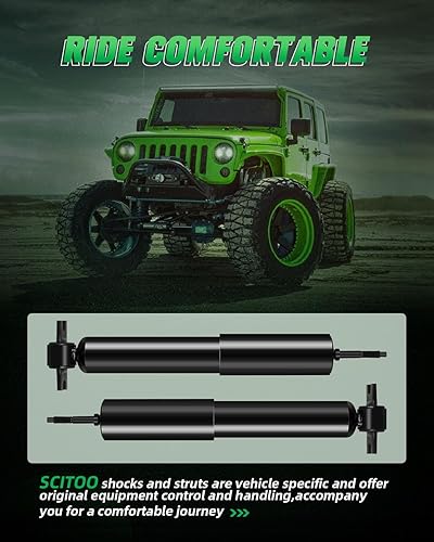 Miniatura 6 de SCITOO 2 amortiguadores delanteros para Ford Ranger 1998-2011, 2001-2009 para Mazda B2300, 1998-2001 para Mazda B2500, 1998-2001 para Mazda B3000,