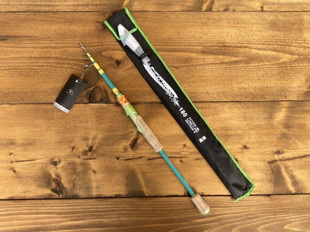 テレスコロッドバスロッドライトゲーム 6ft 180 スピニングバス釣り